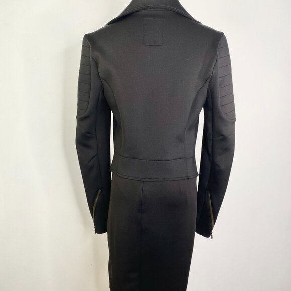 Guess - Black Moto Jacket + Skirt - Picture 7 of 13